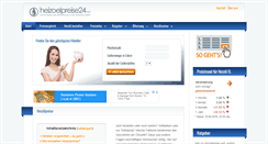 Desktop Screenshot of heizoelpreise24.net