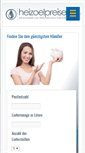Mobile Screenshot of heizoelpreise24.net